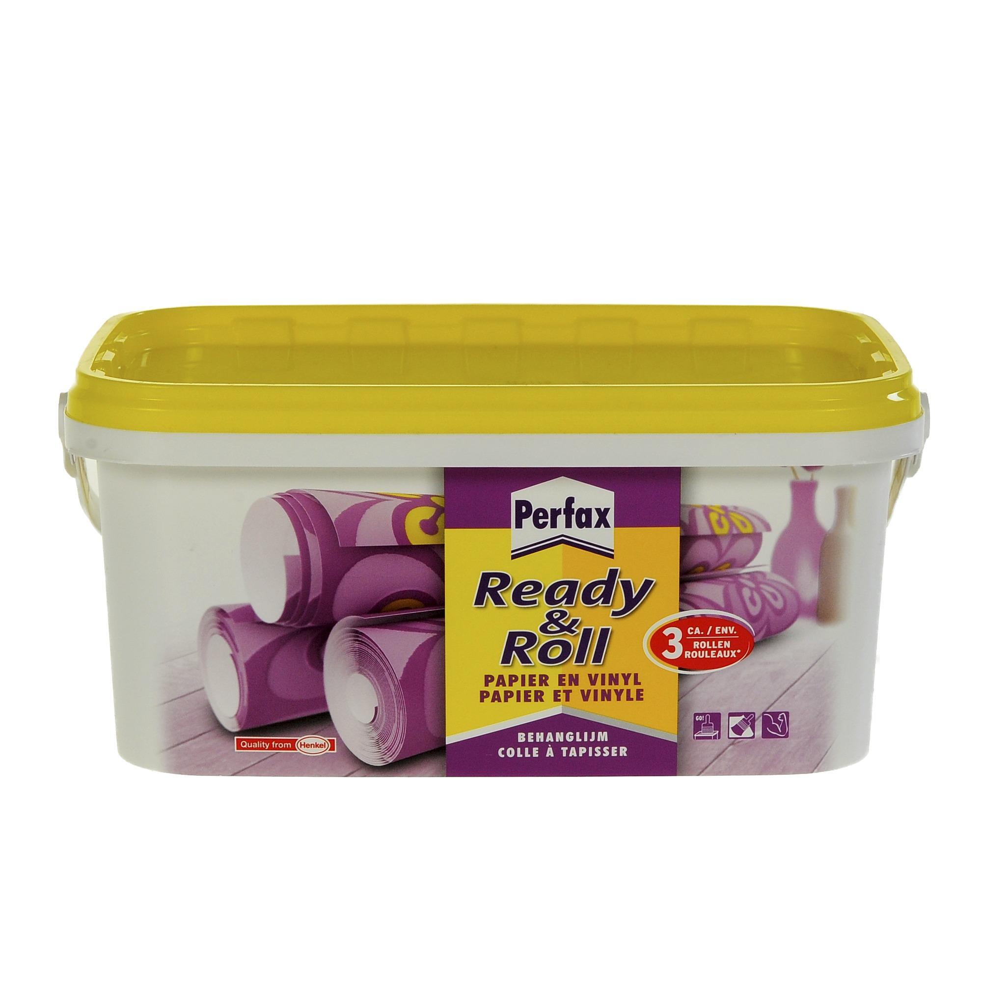 Perfax papier-vinyllijm 2.25kg ready&roll 3 rollen