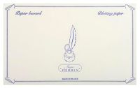 Jacques Herbin 25500T - Un paquet de 10 papiers buvard 12x16 cm 240g, Blanc