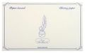 Jacques Herbin 25500T - Un paquet de 10 papiers buvard 12x16 cm 240g, Blanc