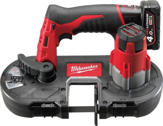Milwaukee M12 BS-402C Accu Subcompactbandzaagmachine 12V 4.0Ah Li-Ion M12™ - 4933441805