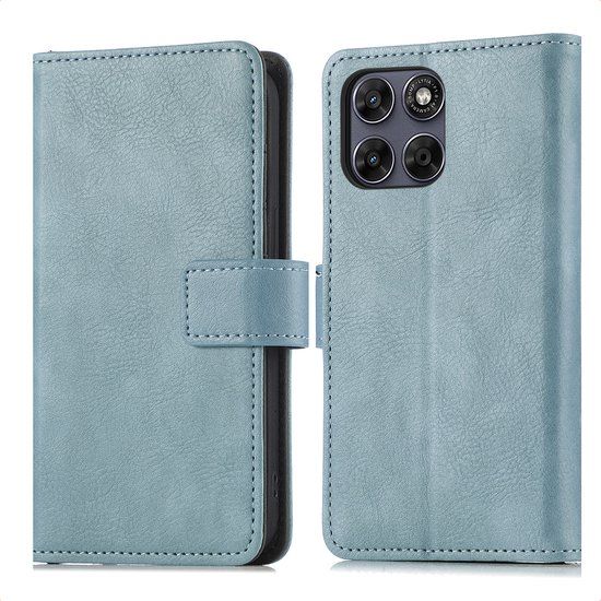 imoshion Luxe Bookcase voor de Motorola Moto G77 - Lichtblauw