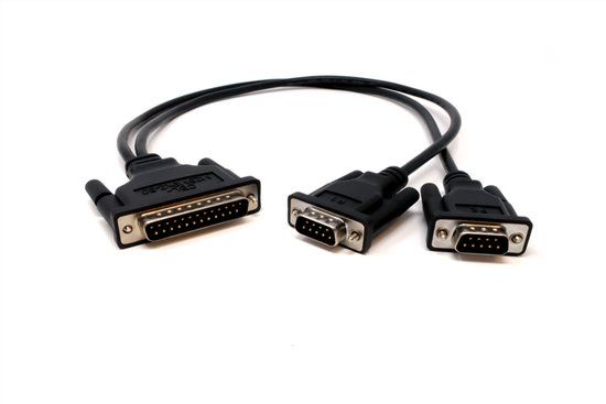 MOXA CBL-M25M9X2-50 Seriële Kabel - 0.50 m