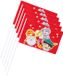 Boland Bv Sinterklaas Zwaaivlaggetjes Sint en Piet 40 cm (100 stuks)