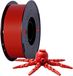 KINGROON Filament PLA 1.75mm, rouge - bobine de 1kg pour imprimantes 3D FDM, numéro de modèle NPLA010