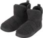 Apollo Heren Sloffen - Antraciet - Teddy Stof - Pantoffels - Antislip Zool - Hoog Model 45-46