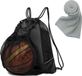 Unyqoos® Sac à dos de sport avec filet à ballons pour adolescents – cordon de serrage réglable et microfibre à séchage rapide de 30x100 cm, gris