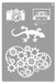 Sjabloon La Pajarita Sjabloon St-10 Indie 20 x 30 cm