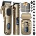 Tondeuse à cheveux trimmer rasoir set - Étanche - Rechargeable - Tête de lame interchangeable - Tondeuse à cheveux hommes