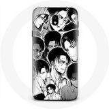 Maniacase Etui voor Samsung Galaxy S5 Attack of the Titans Manga Levi Ackerman