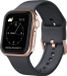 By Qubix - Soft siliconen bandje met gespsluiting - Donkergrijs - Geschikt voor Apple Watch 44mm / 45mm / 46mm / 49mm