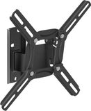 Barkan TV muurbeugel, 13-43 inch, draaibaar, kantelbaar, plat & gebogen televisie, tv-houder, houdt tot 30 kg, gepatenteerd, voor LED OLED LCD, max. VESA 200x200