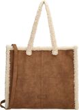 Beagles Laredo Hand & Schoudertas Shopper Teddy Kunstleer - Tote Bag - Dames Tas - Bruin