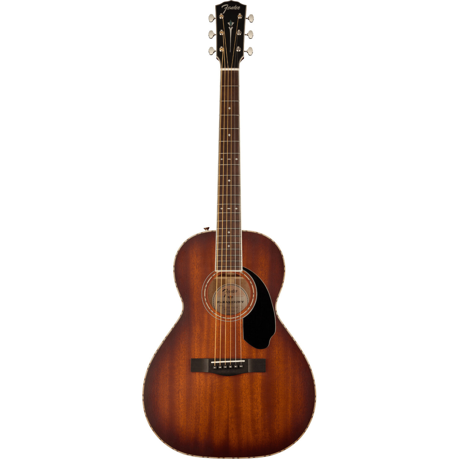 Fender PS-220E Parlor All Mahogany Aged Cognac Burst