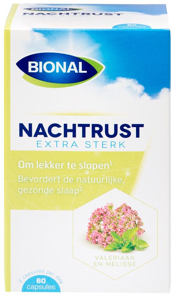 Bional Nachtrust Extra Sterk Capsules 60st
