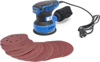 Merkloos HBM Variabele Excenterschuurmachine 320 Watt Inclusief 12 Schuurvellen