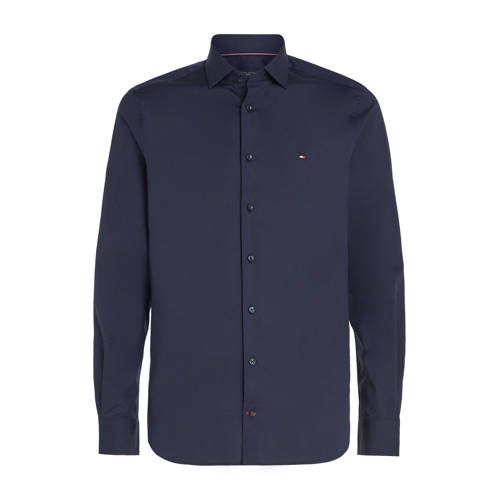 Tommy Hilfiger Slim Fit Overhemd Navy Blazer