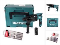 Makita HR 2631 FTJ combihamer 800 W 2,4 J SDS Plus + snelspanboorkop + 5-delige boorset + Makpac