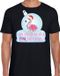 Bellatio Decorations Flamingo Kerstbal shirt / Kerst t-shirt I am dreaming of a pink Christmas zwart voor heren - Kerstkleding / Christmas outfit XXL