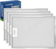 Alapure 4x Metaalfilter voor Neff 703451 / 00703451 358x265mm