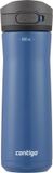 Contigo Jackson Chill drinks bottle, large BPA-free stainless steel water bottle, 100 % leakproof, keeps drinks cool for up to 24 hours; insulated bottle for sports, cycling, jogging, hiking, 590 ml | Blue Corn
