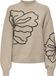 JDY Jacqueline de Yong Trui Jdyjella L/s Flower Pullover Knt 15344518 Cement/melange Dames Maat - L