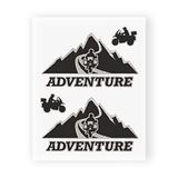 4R Quattroerre.it 6342 Sticker Avontuurberg, 10 x 12 cm