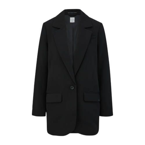 Q/S by s.Oliver rechtvallende blazer zwart