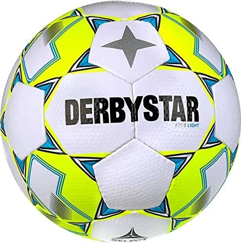 Derbystar Unisex Jeugd Apus Light V23 Voetbal, wit geel, 5