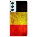 Samsung Bedrukt siliconen hoesje compatibel met Galaxy A34 5G Drapeau Belgique