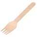 BEST PRODUCTS GREEN 77018 zak, 12 stuks, houten vork, 16 cm, karton, neutraal