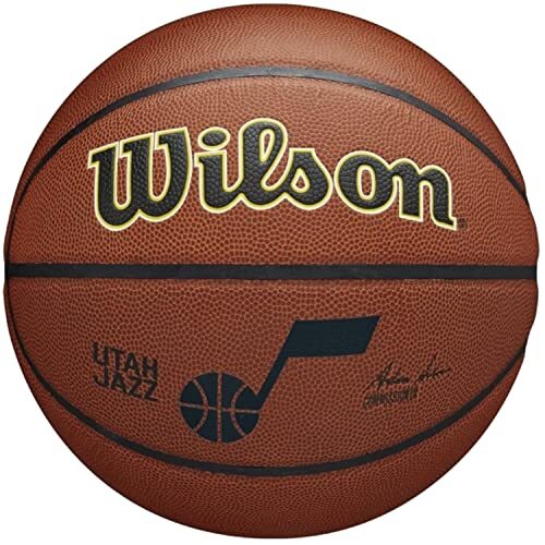 Wilson NBA Team Alliance Utah Jazz Ball WZ4011902XB, vrouwen, mannen, bruin, 7 EU