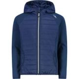 CMP Hybride waterdichte jas met capuchon voor meisjes, blauw, 3 jaar