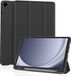 Techsuit Housse de tablettes pliable Flex avec porte-stylo pour Samsung Galaxy Tab A9 - Noir