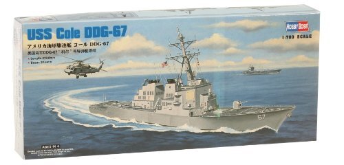 Hobbyboss 1:700 Schaal"USS Cole DDG-67" Model Kit (Grijs)