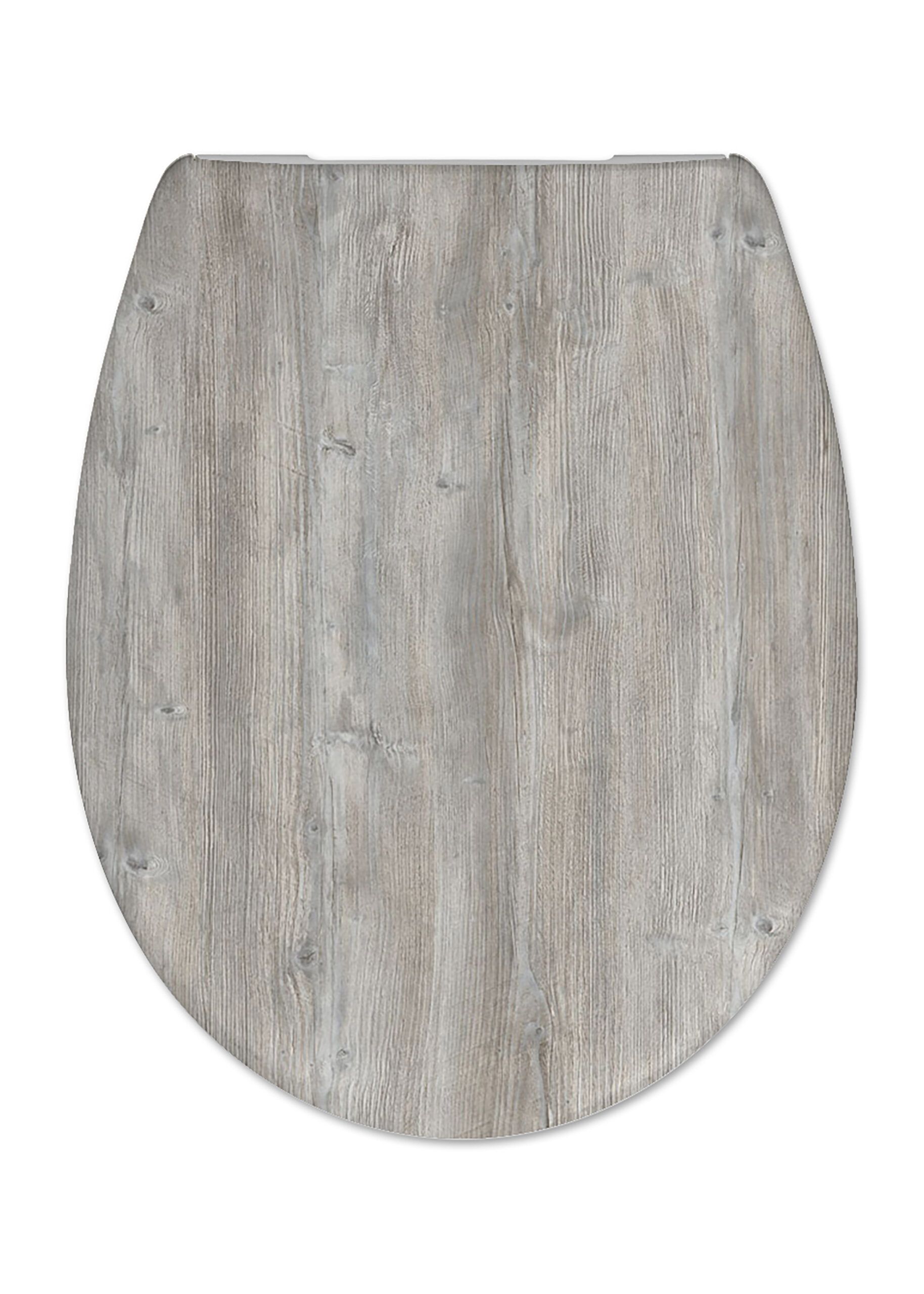 CEDO Ponderosa Pine toiletzitting 44cm houtlook - grijs