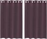 vidaXL Gordijnen voile met doorvoertules 2 st 140x175 cm paars