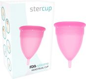 Stercup - Roze menstruatiecup - siliconen cup - maat S.