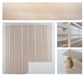 Jaloezieën en lamellen en gordijnen en zonwering en raambekleding, 50 mm breed, 130x180 cm, crème kleur