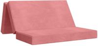 vidaXL Vouwbare Sofa Bed 160 x 67 x 45 cm Roze