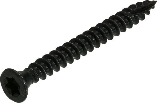 Blackline Scharnierschroef gezwart 4x40mm, 100 stuks