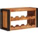 Acacia Wood Wine Rack Marron 100 x 45 x 33 cm Bois Massif