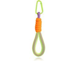 LGT JWLS Lookinggoodtoday Sleutelhanger/Telefoonkoord met Handige Gesp - Paars & neon oranje