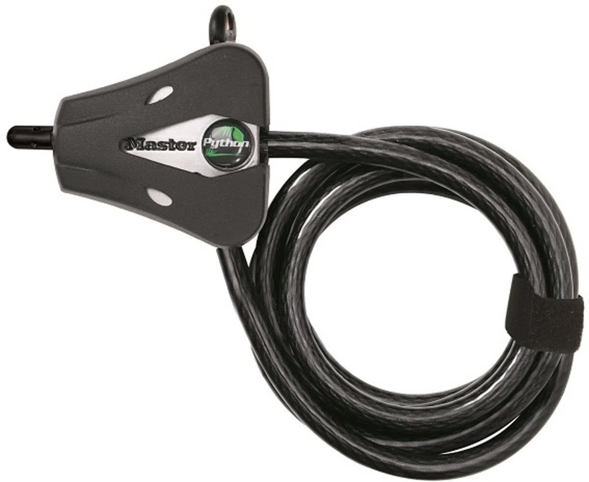 Masterlock Python Kompakt 8417 - Kabelslot - 181 mm - Zwart