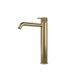 Hotbath Cobber X wastafelkraan - opbouw - hoog - voorsprong 18cm - verouderd ijzer (goud) CX003HCAI