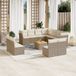 Maison Exclusive - Ensemble de jardin, 12 pièces, avec coussins, beige, en polyrotin