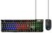 Ewent PL3200 Gaming Toetsenbord en Muis Set - USB, QWERTY Italiaans, Zwart