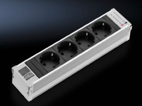 RITTAL DK 7856.100 Stekkerdozen Zwart, Aluminium 25,00 cm