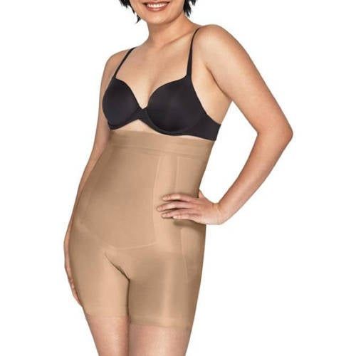 Maidenform Power Players High Waist Shaping Shorts - Beige