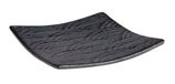 APS 84904 GN dienblad "Dark Wave", zwart, melamine, 14 cm x 14 cm x 2 cm