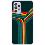 Samsung Galaxy A52 Retro lines Bedrukt siliconen hoesje